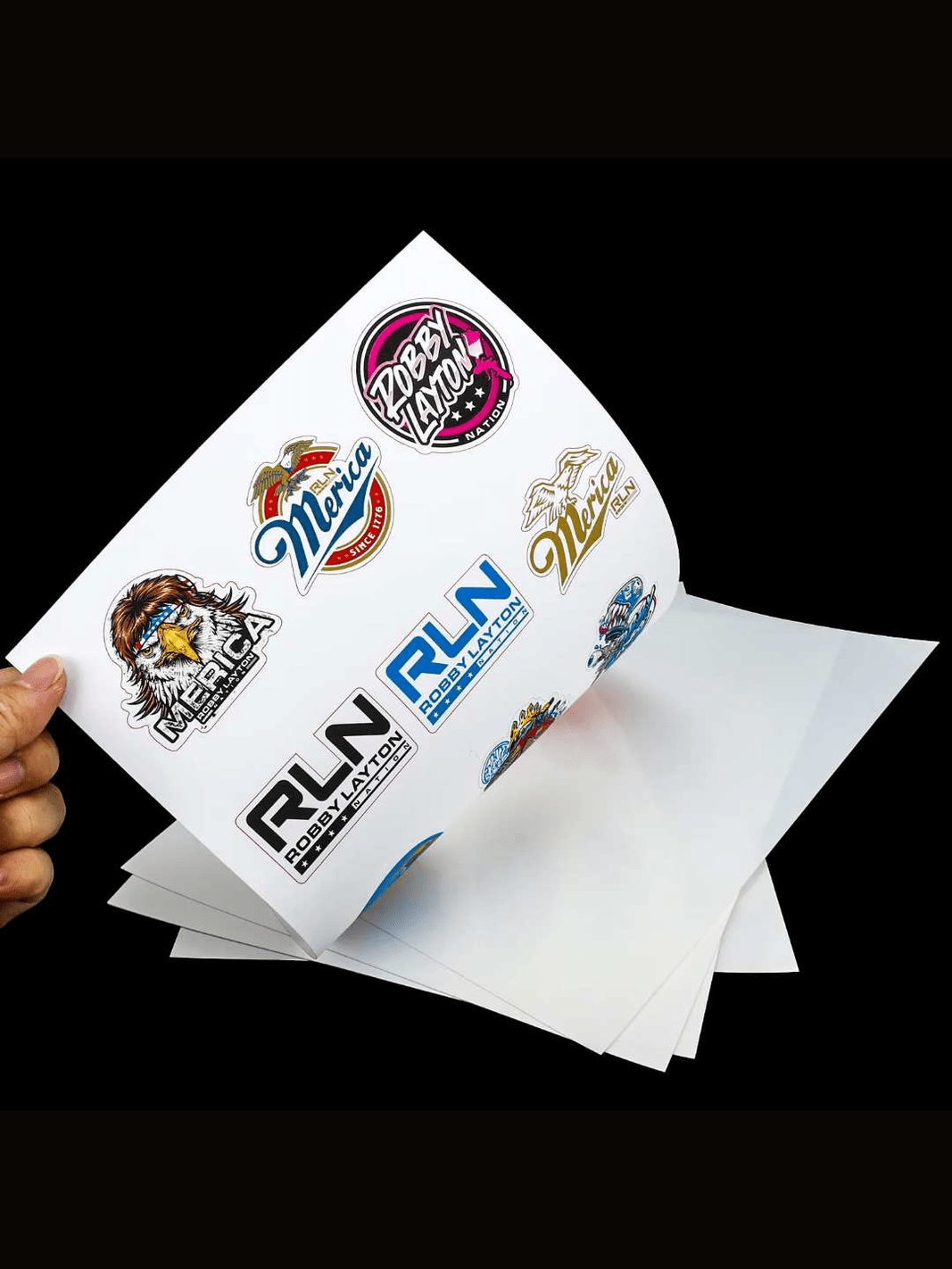 Vinil Inkjet Imprimible 20 hojas A4 blanco matte
