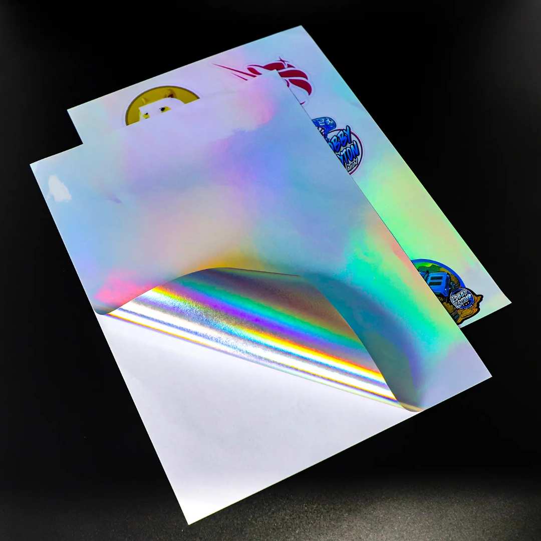 Vinil Inkjet Imprimible 50 hojas A4 Holográfico contra agua