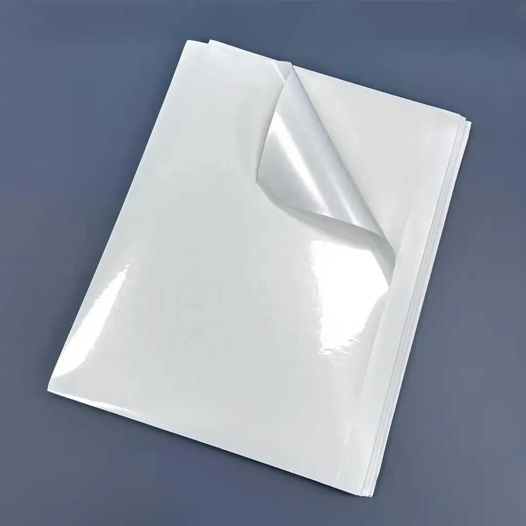 Vinil Inkjet Imprimible 20 hojas A4 Blanco Glossy