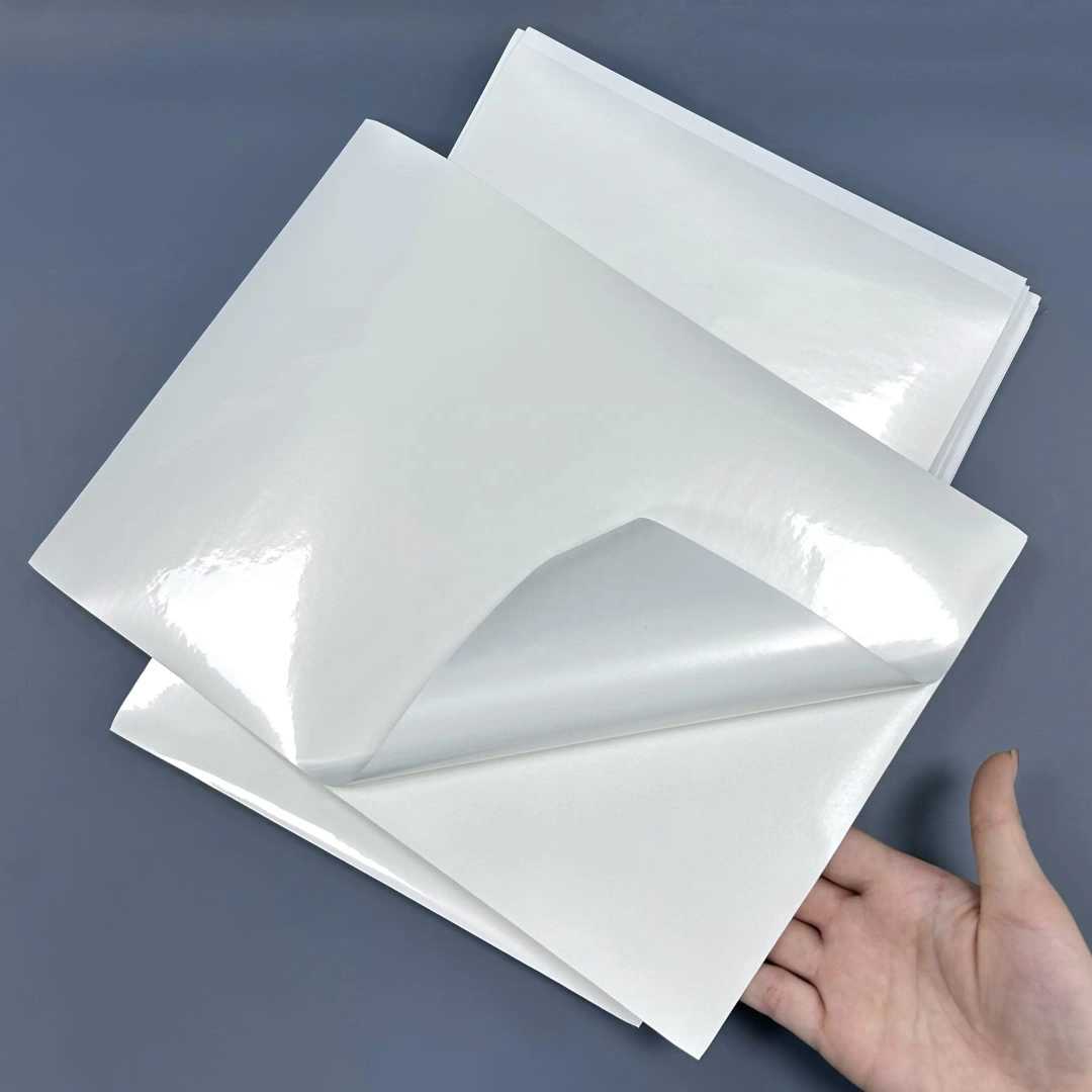 Vinil Inkjet Imprimible 50 hojas A4 Blanco Glossy