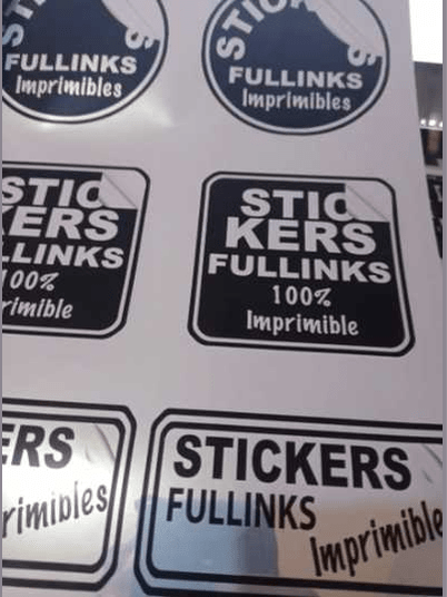 Vinil Inkjet Imprimible Metalico Plata Glossy 21cm x 10mts