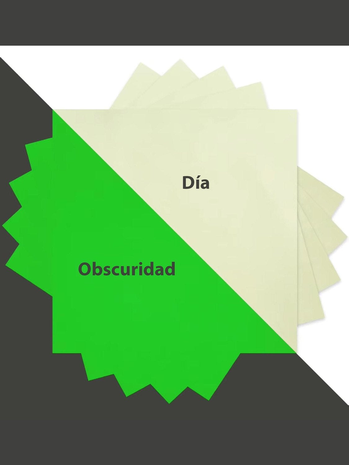 Vinil Inkjet Imprimible 50 hojas A4 Glow the dark Fotoluminisente