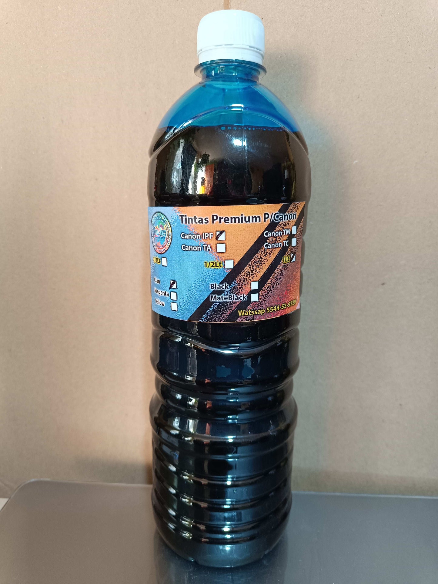 Tinta Cian para ploter canon modelos IPF litro