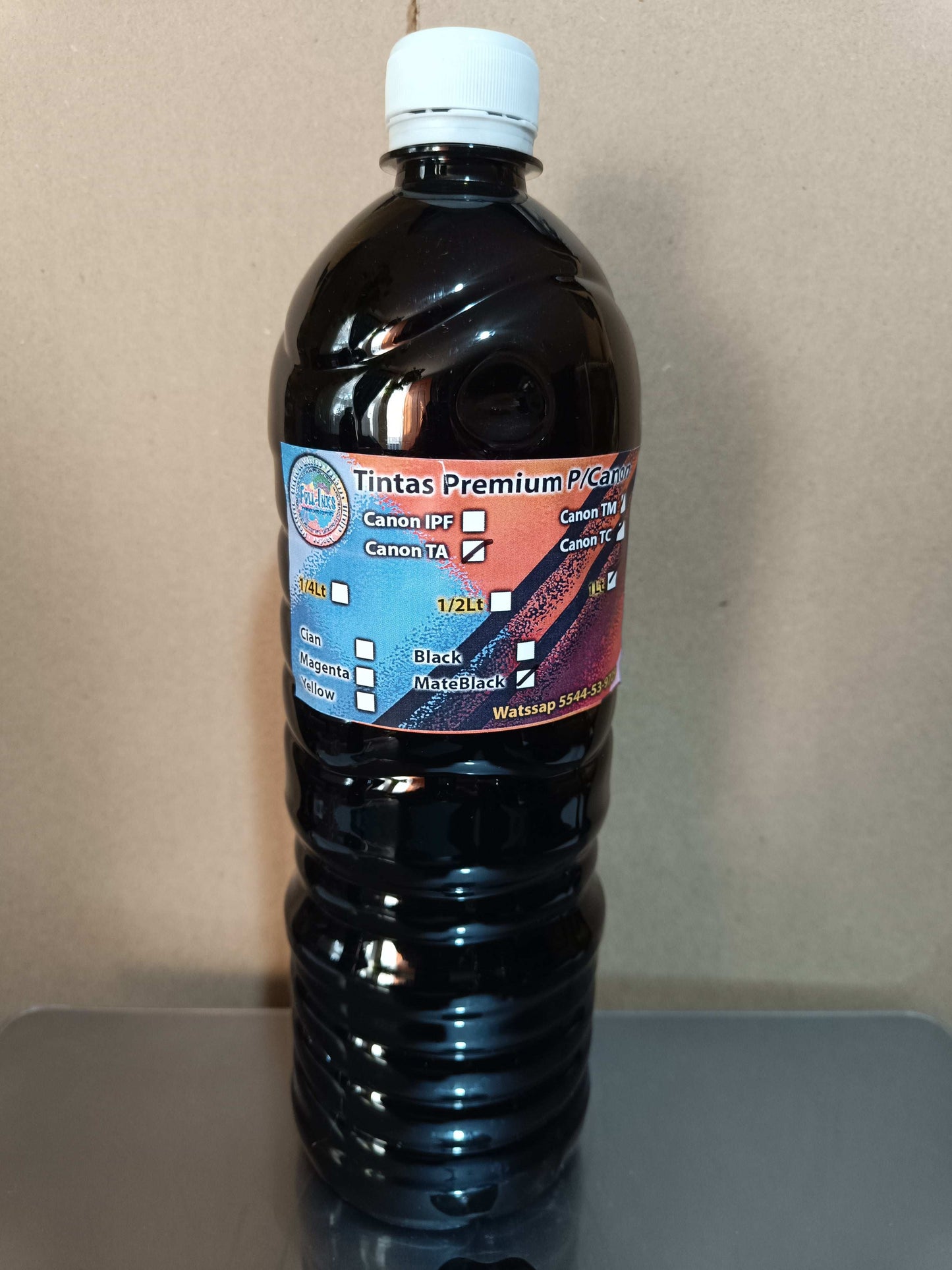 Tinta Matte Black canon modelos IPF, TM, TA Y TC 1 litro pigmentada