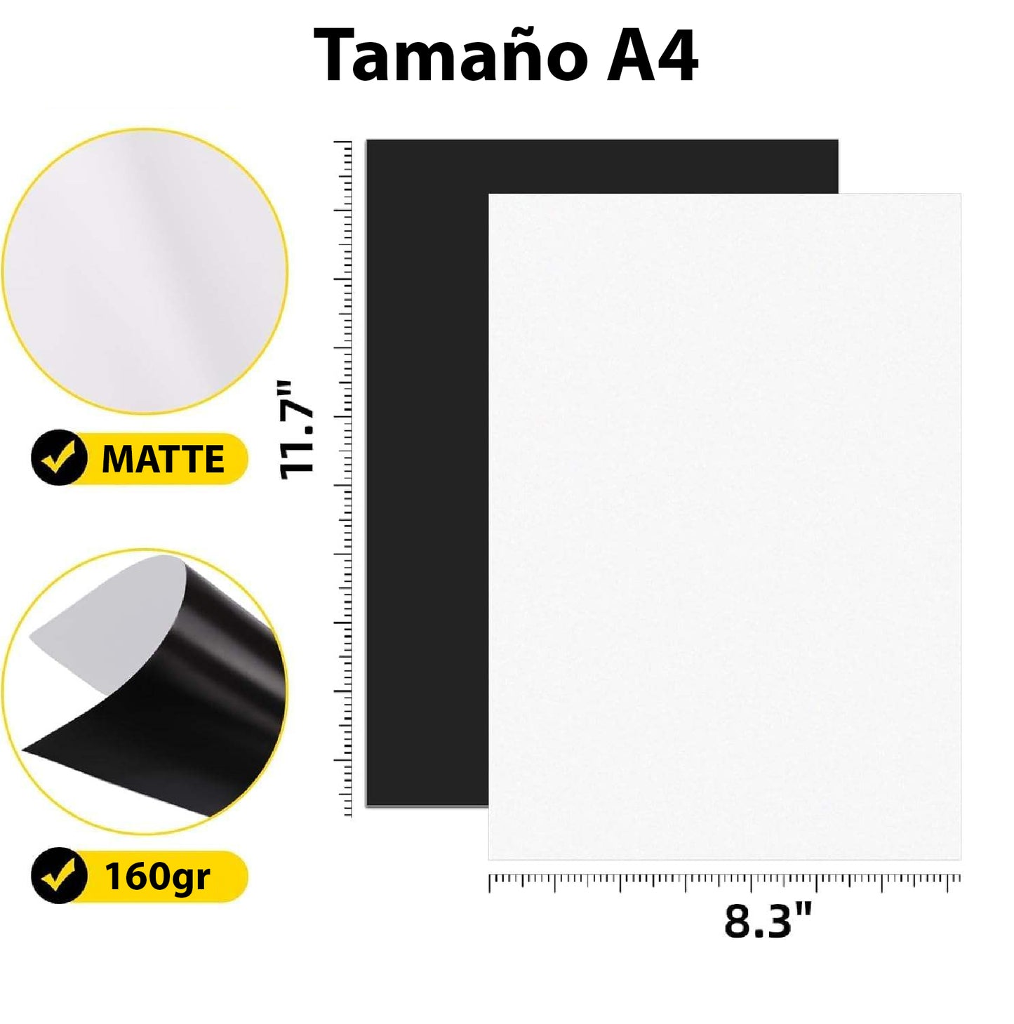 Papel Inkjet Fotografico Magnetico A4 Waterproof 20 Hojas