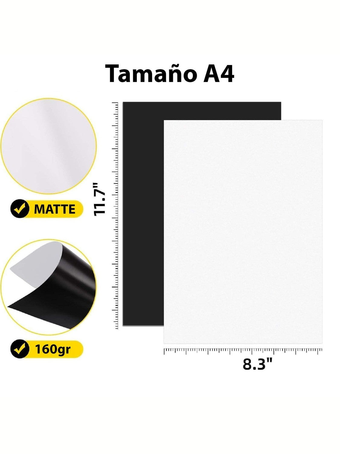 Papel Inkjet Fotografico Magnetico A4 Waterproof 20 Hojas