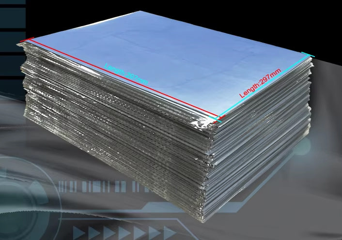 Vinil Inkjet Imprimible 20 hojas A4 Plata Glossy contra agua