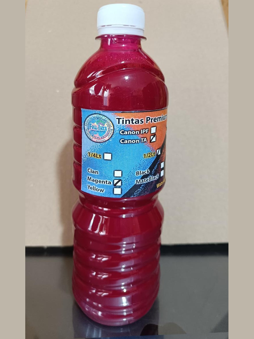 Tinta Magenta ploter canon modelos TM, TA y TC 1 litro