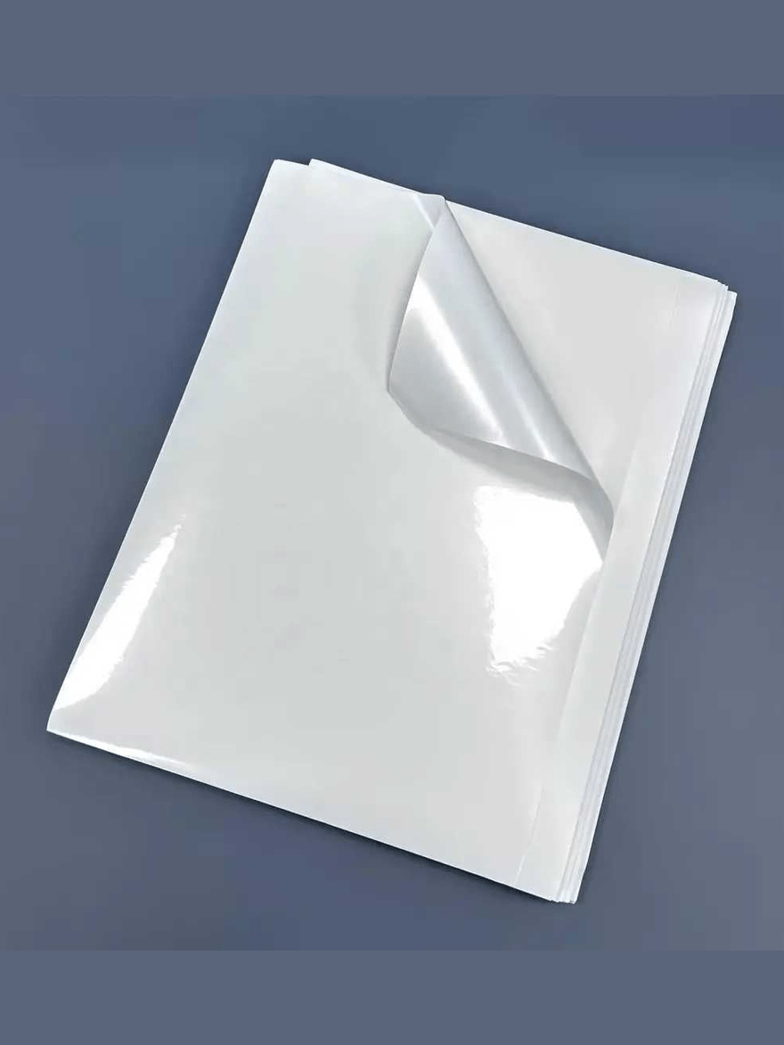 Vinil Inkjet Imprimible 100 hojas A4 Blanco Glossy