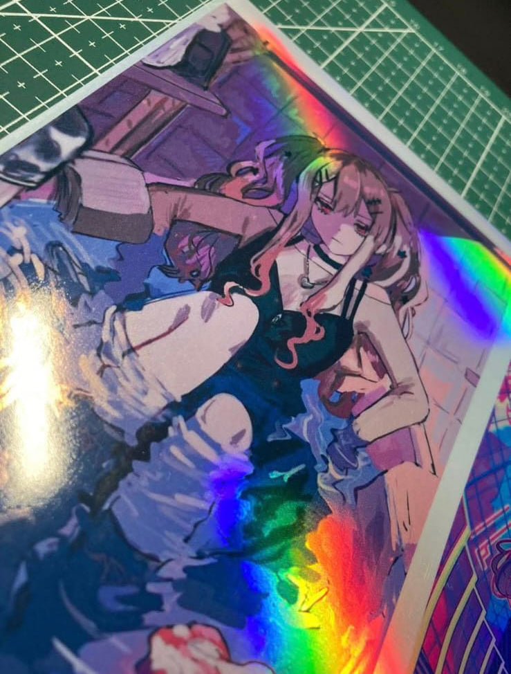 Vinil Inkjet Imprimible 20 hojas A4 Holográfico contra agua