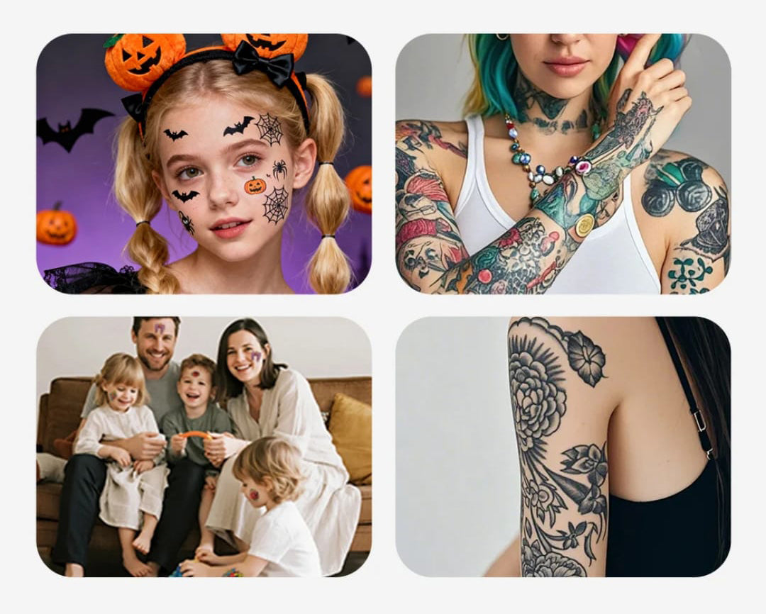 Papel para tuauajes temporales Inkjet Fullinks – Tamaño A4 20 Hojas