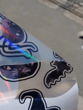 Vinil Inkjet Semitransparente holograma 21cm x 5mts