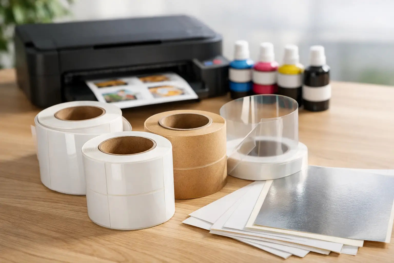 Guía de materiales para etiquetas inkjet