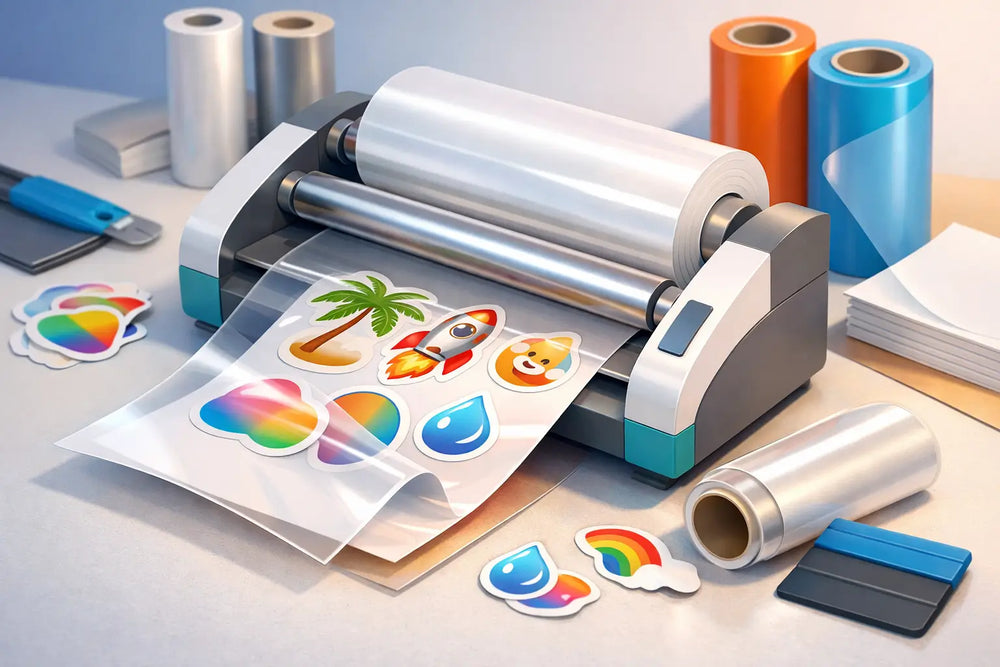 Laminado en frío para stickers: cuándo sí usarlo