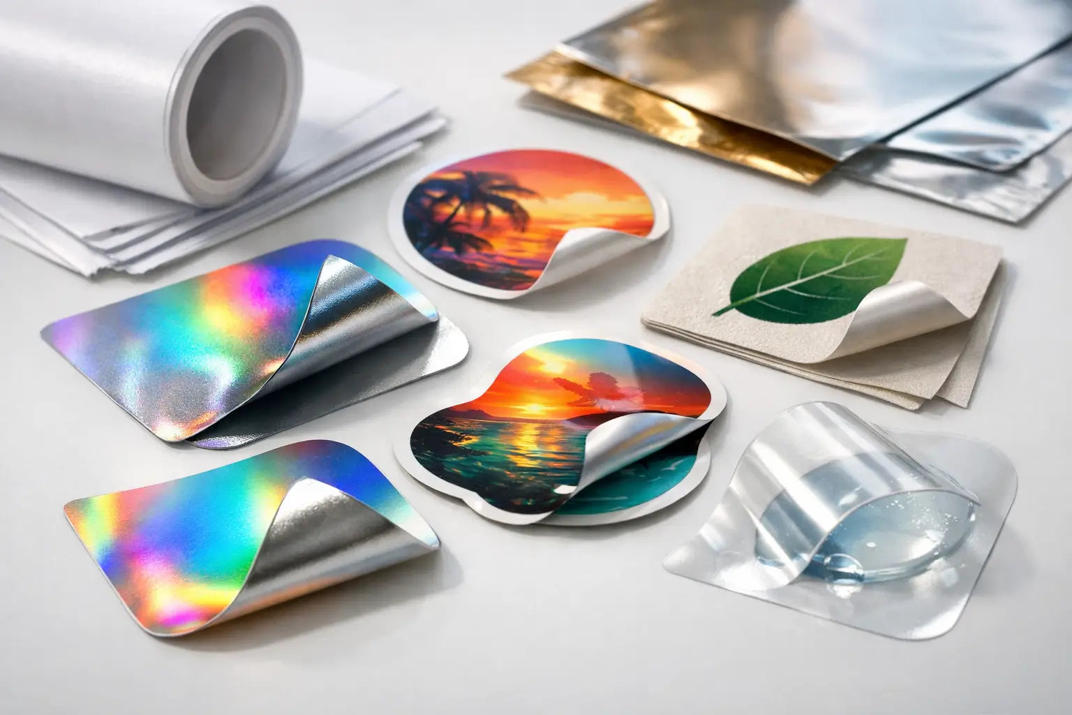 Mejores materiales para stickers premium
