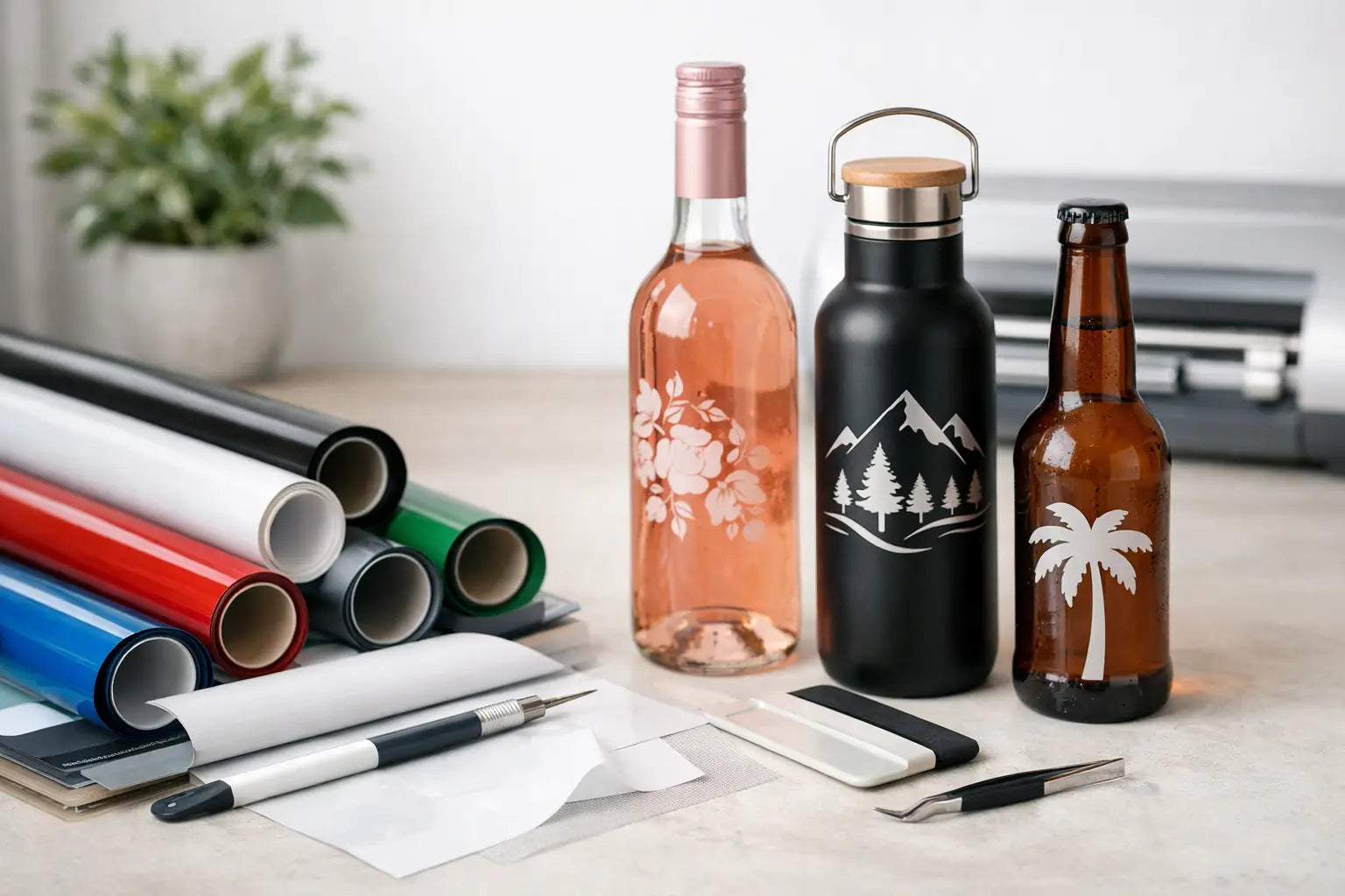 Qué vinil sirve para botellas y cuál elegir