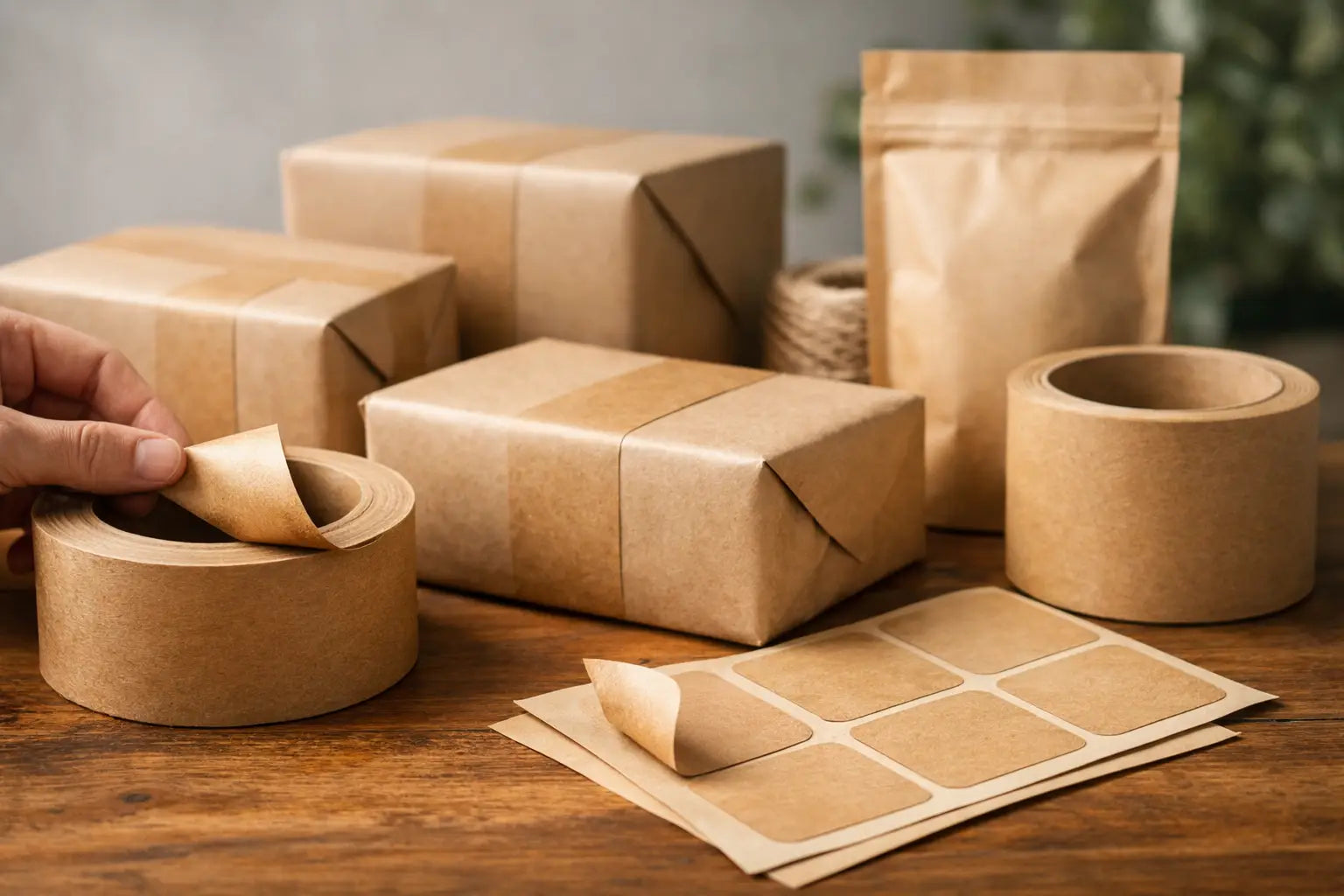 Papel kraft adhesivo para empaques: cómo elegirlo