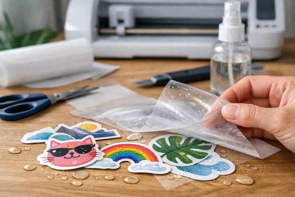 Cómo hacer stickers impermeables caseros