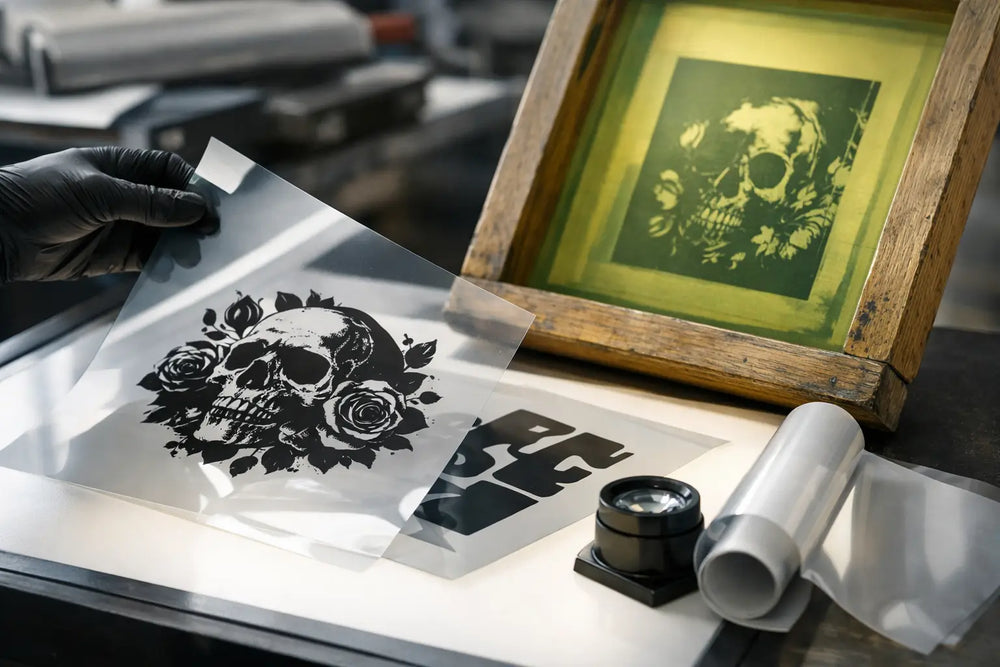 Guía film positivo para serigrafía