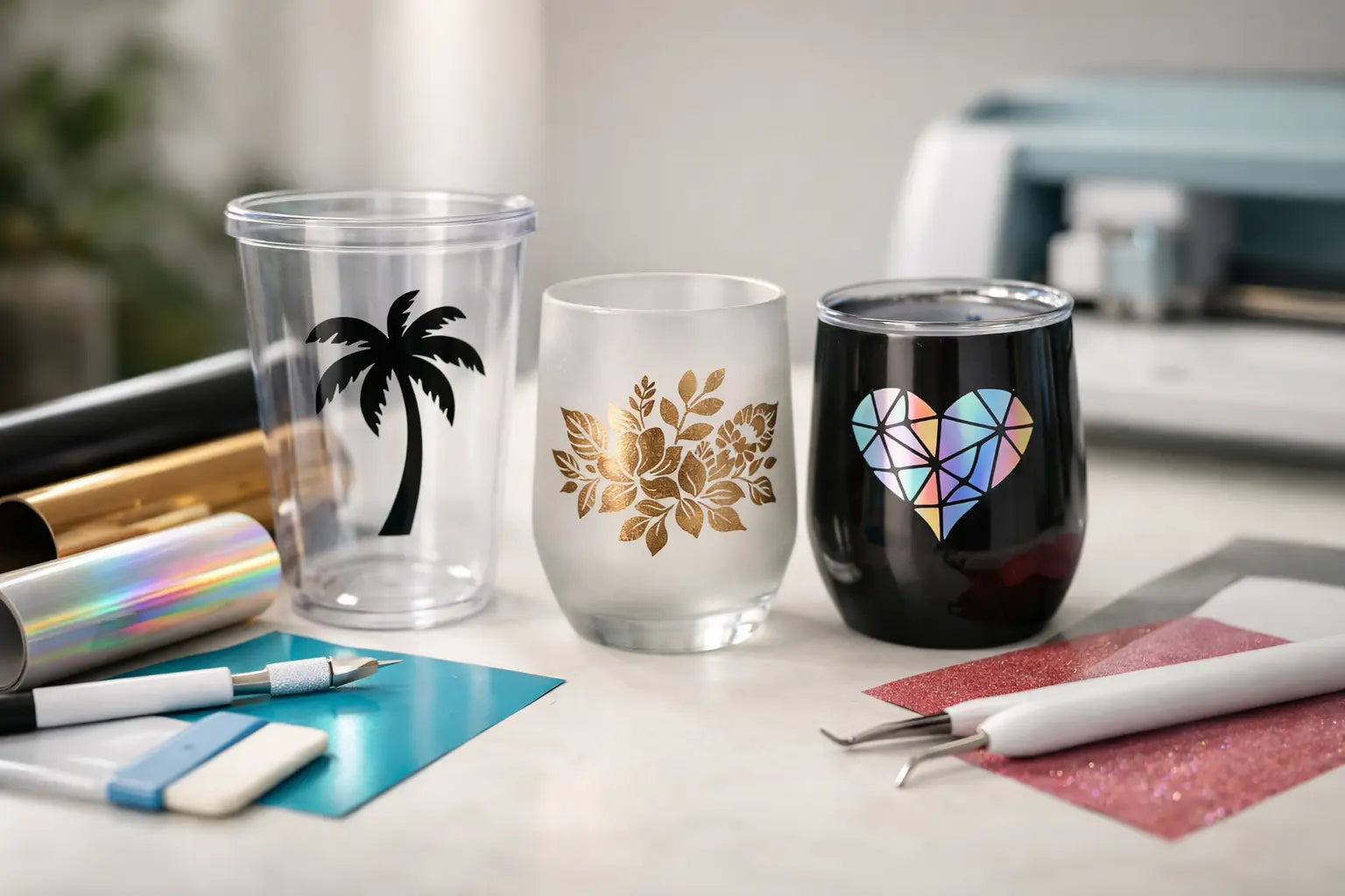 Qué vinil usar en vasos y cuándo elegirlo