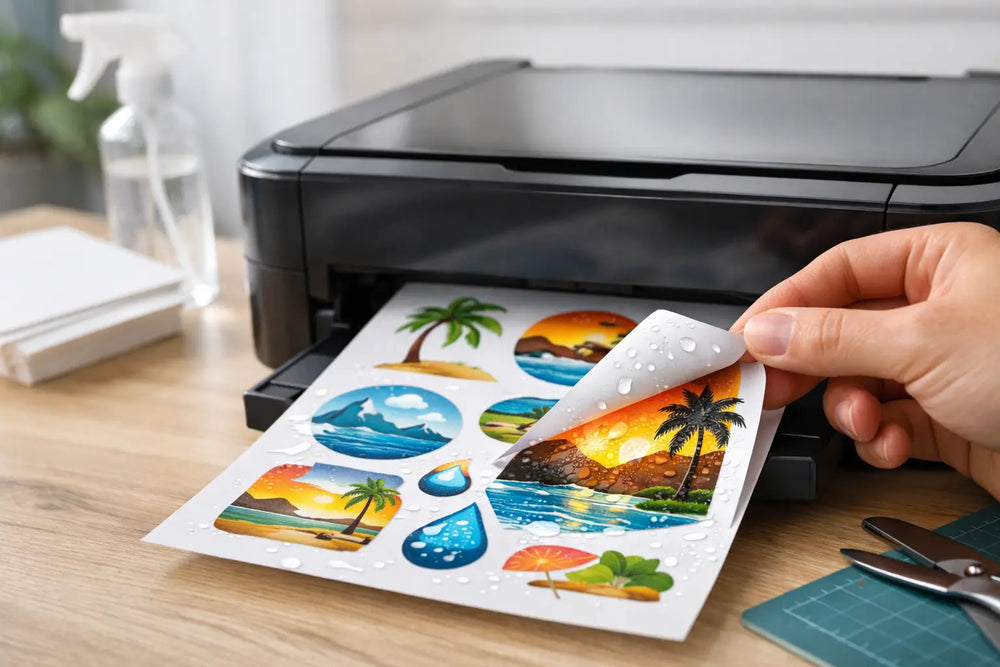 Cómo imprimir papel adhesivo waterproof bien