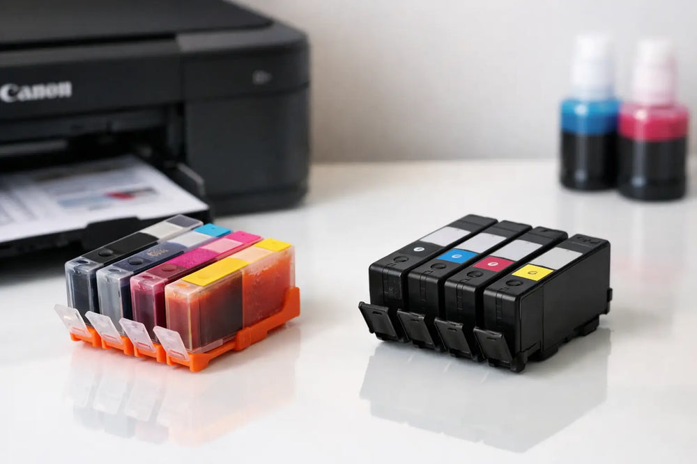 Tinta Canon compatible vs original