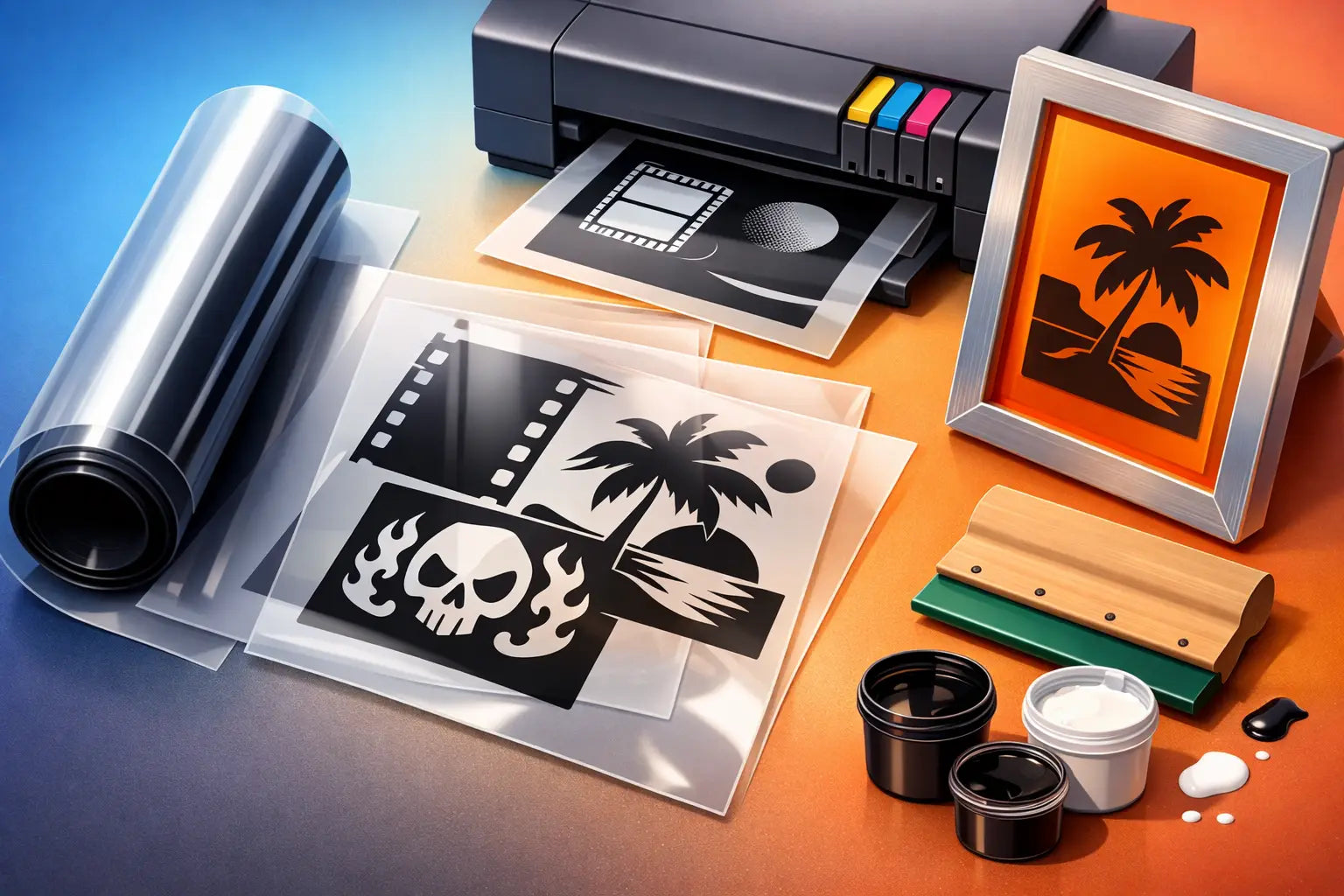 Film inkjet para positivos serigrafía