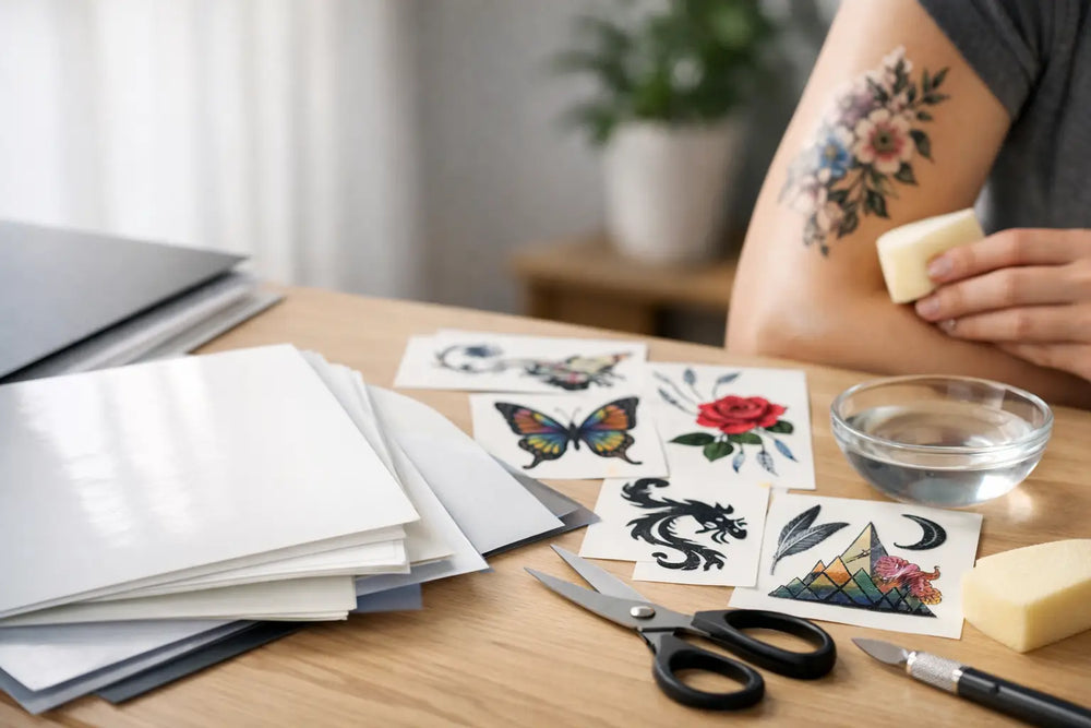 Papel para calcomanías temporales: cómo elegir
