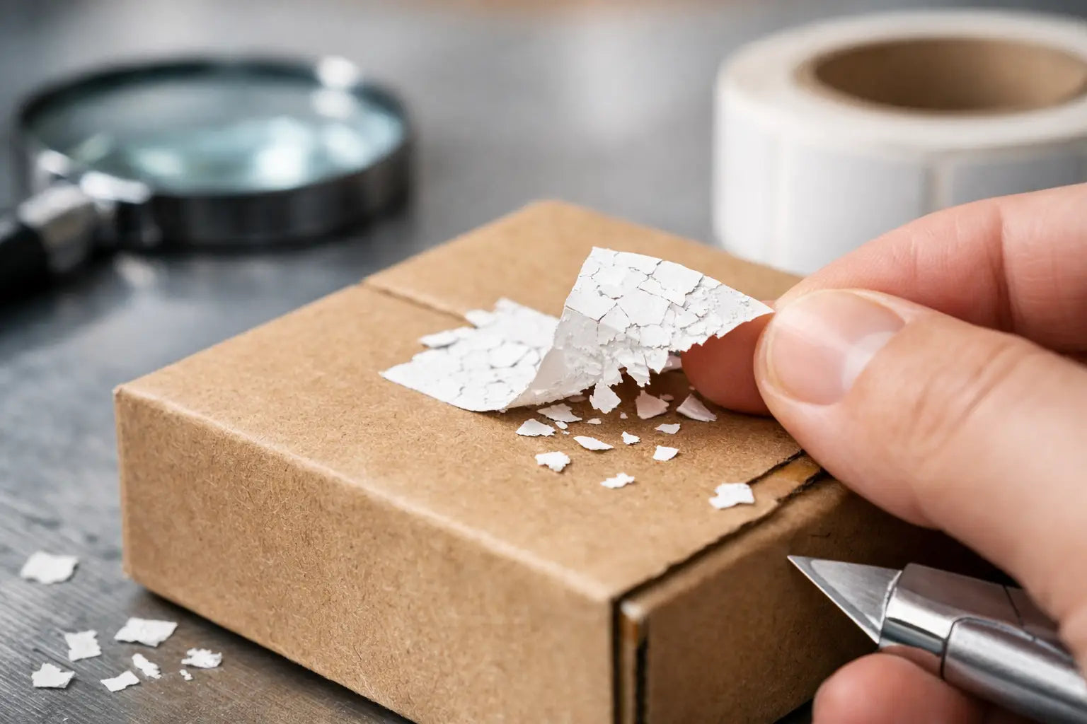 Papel eggshell destructible de seguridad
