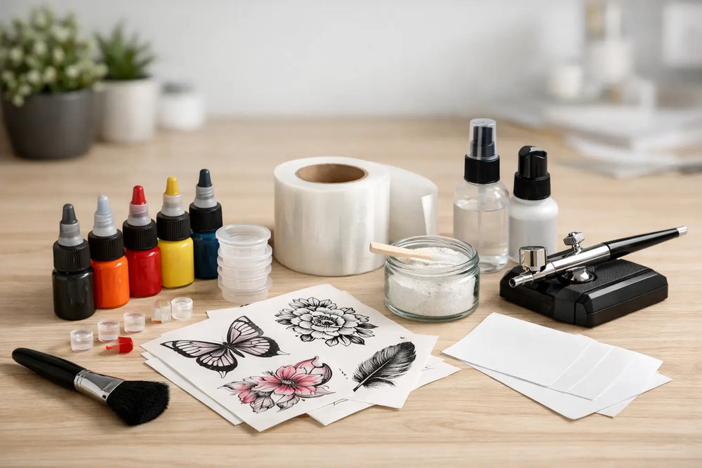 Guía de materiales para tatuajes temporales