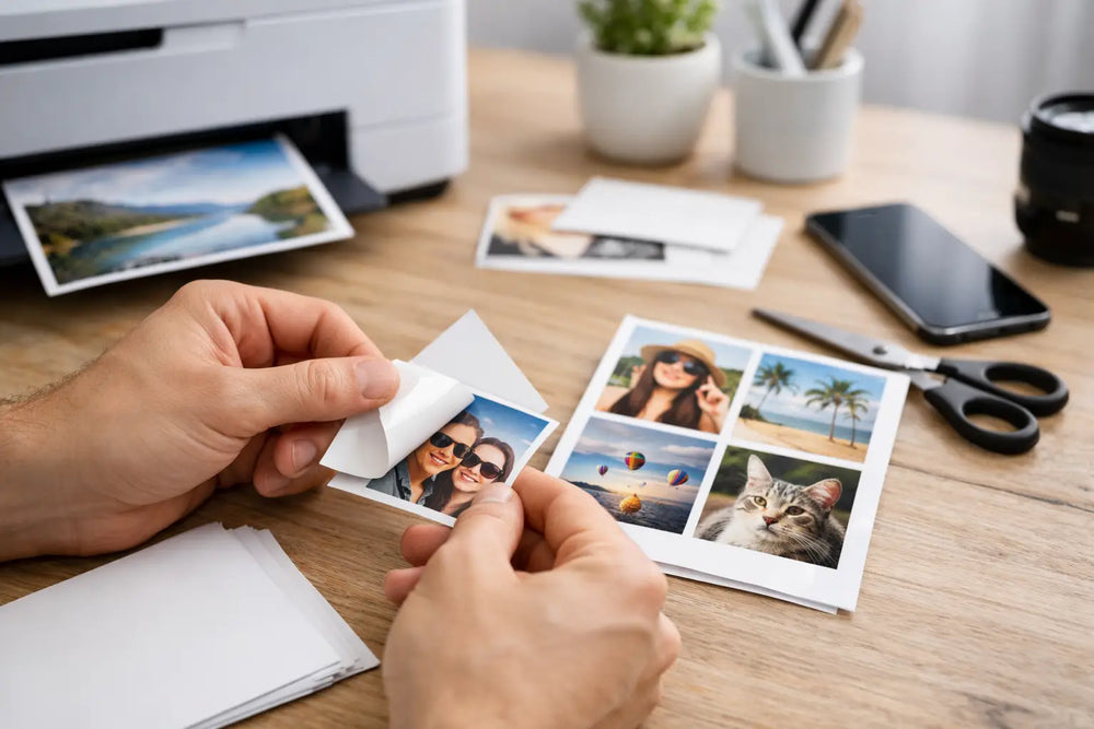 Cómo usar papel fotográfico adhesivo bien