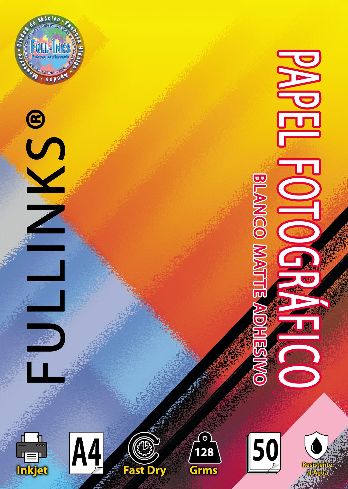 Papeles adhesivos inkjet Adhesivos mate y glossy A4