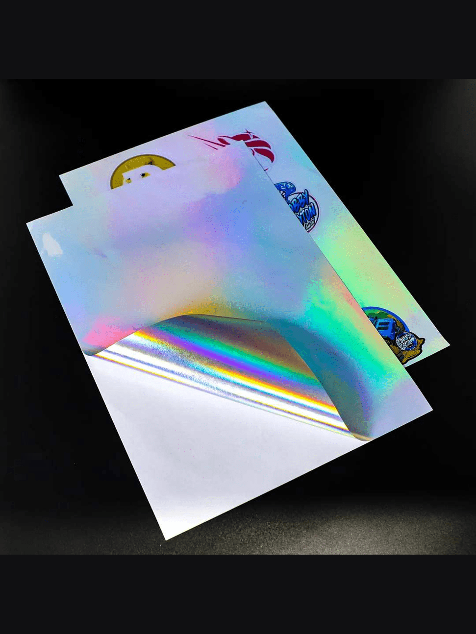 Vinil Inkjet Imprimible 50 hojas A4 Holográfico contra agua