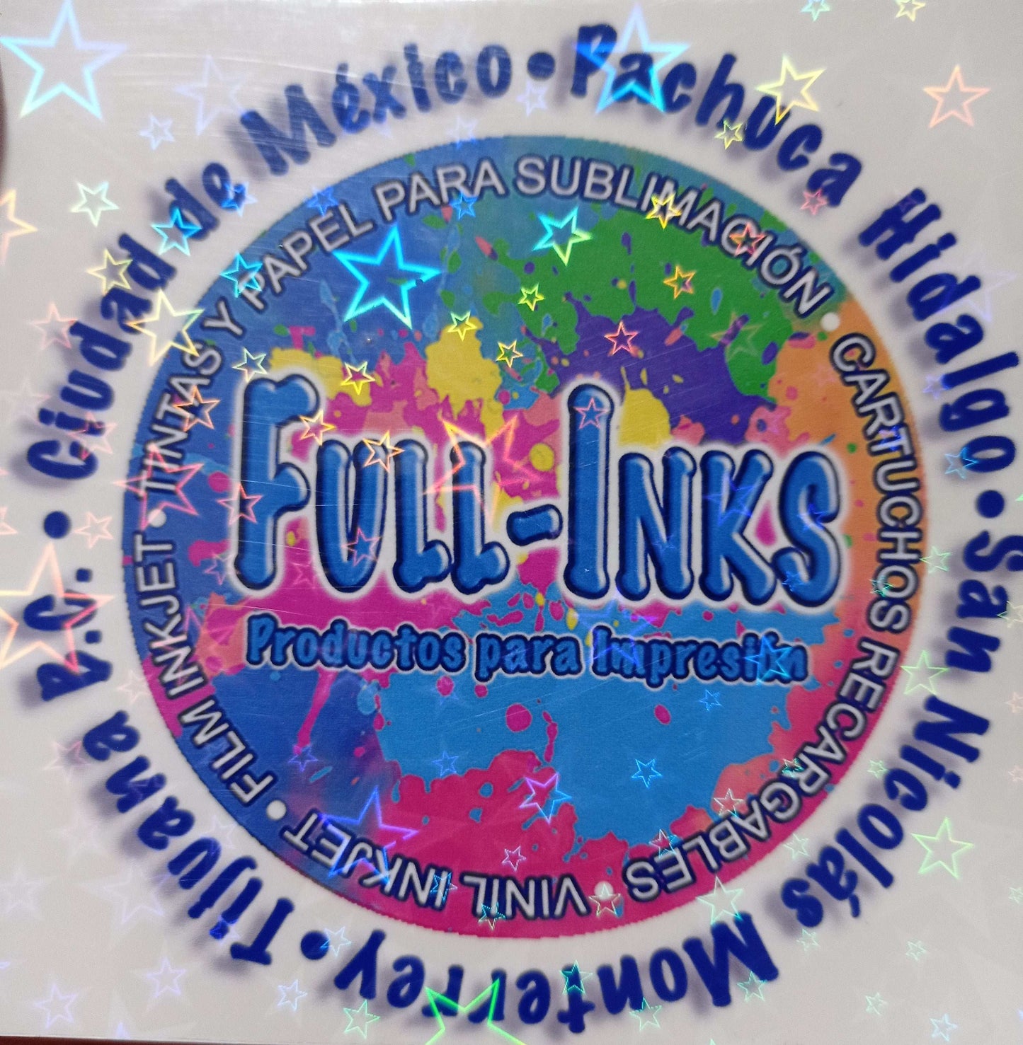 Hojas de Laminado en Frío Autoadhesivo Holográfico 3D – Transparente 50 Hojas A4