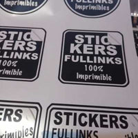 Vinil Inkjet Imprimible Plata Glossy 21cm x 5mts