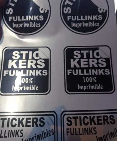 Vinil Inkjet Imprimible Plata Glossy 21cm x 5mts