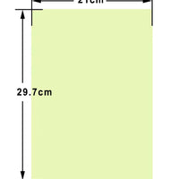 Vinil Inkjet Imprimible 20 hojas A4 Glow the dark Fotoluminisente