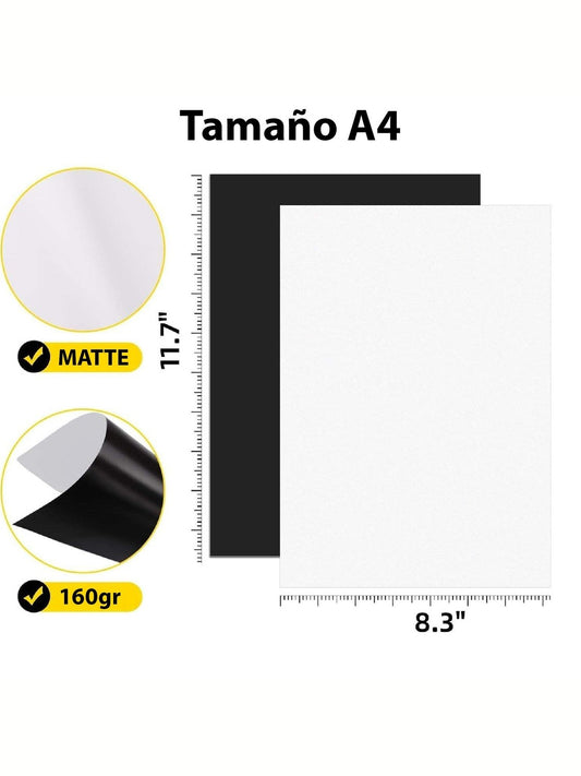 Papel Inkjet Fotografico Magnetico A4 Waterproof 10 Hojas