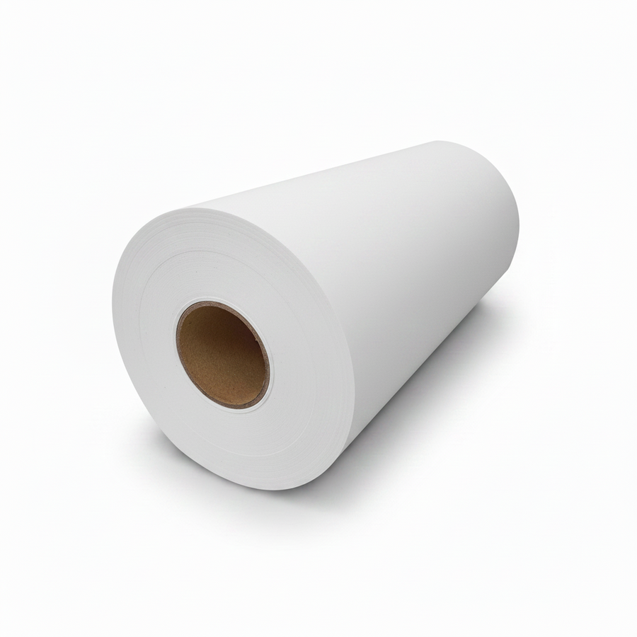 Vinil Inkjet Imprimible Adhesivo Blanco Matte 30cm x 50mts nucleo 2"