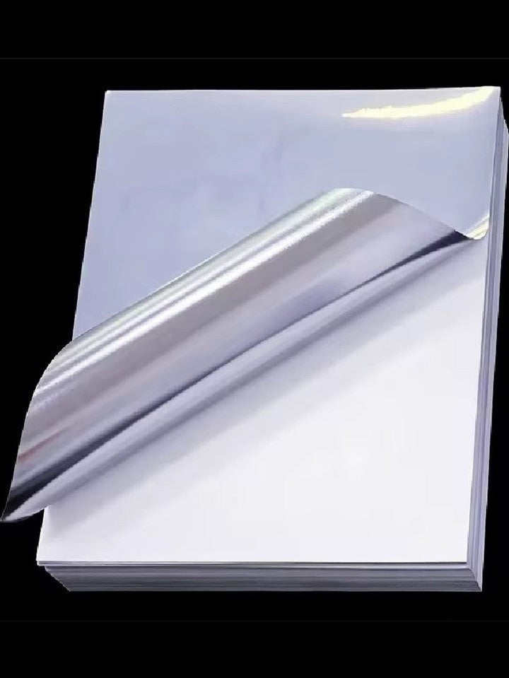 Vinil Inkjet Imprimible 20 hojas A4 Plata Glossy contra agua