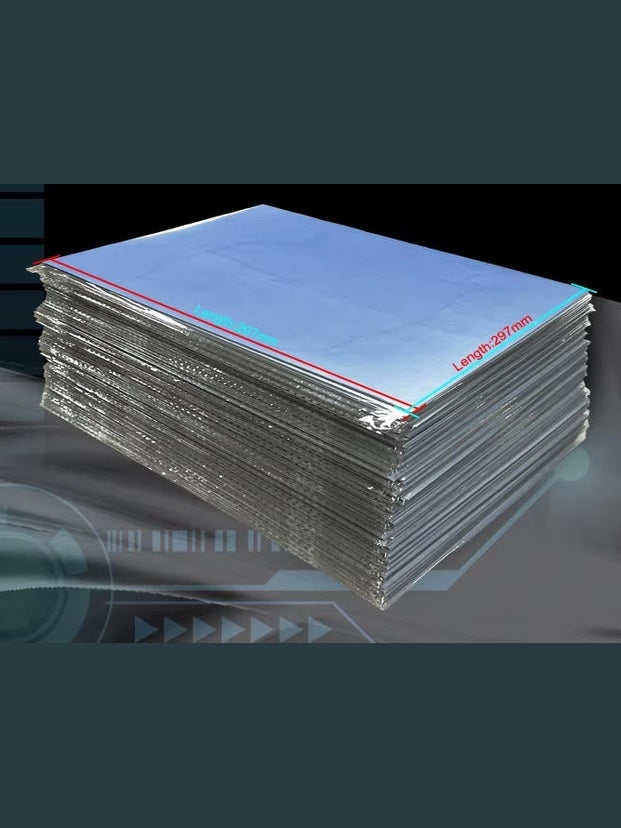 Vinil Inkjet Imprimible 20 hojas A4 Plata Glossy contra agua