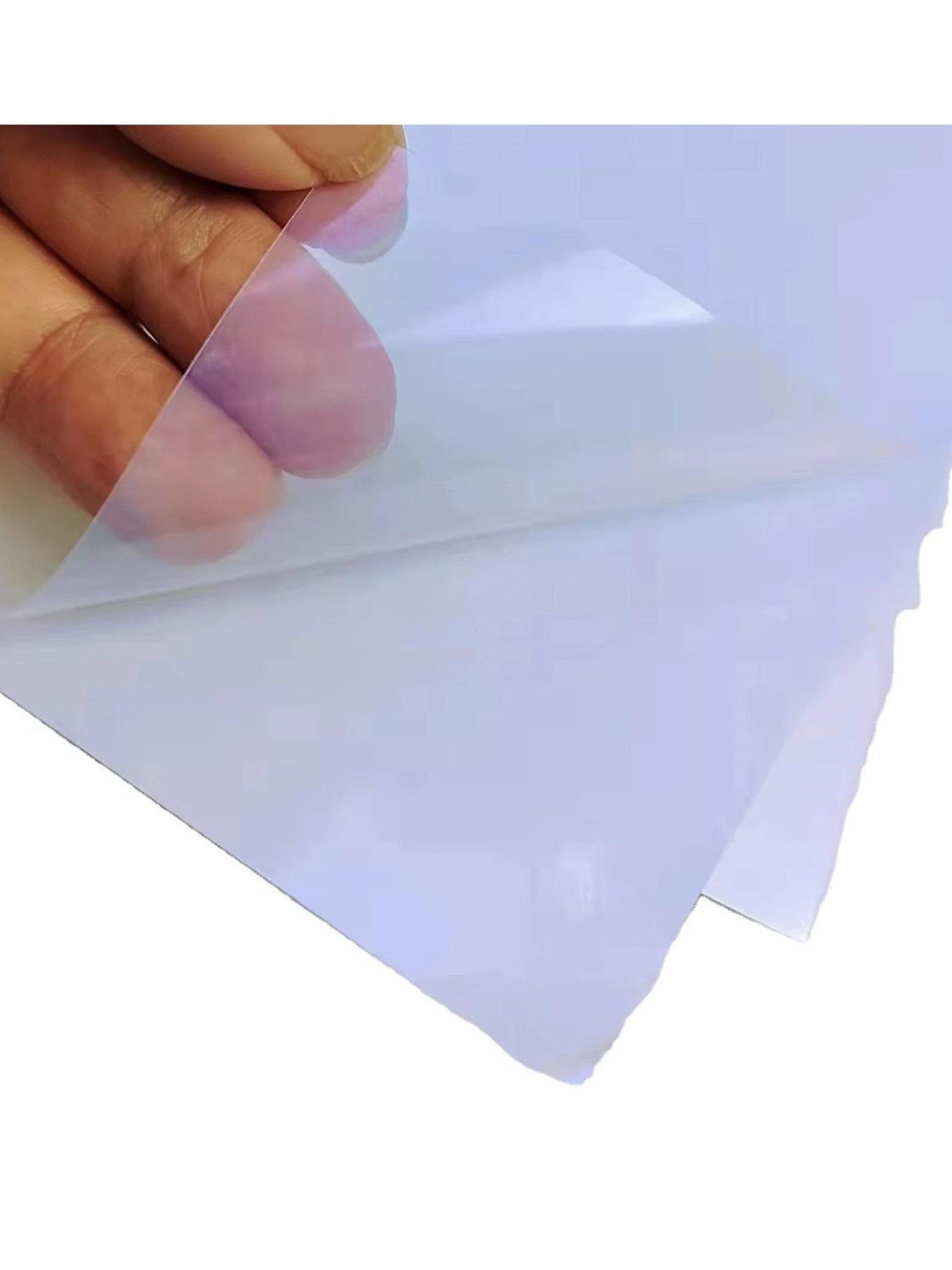 Vinil Inkjet Imprimible 20 hojas A4 Semi Transparente