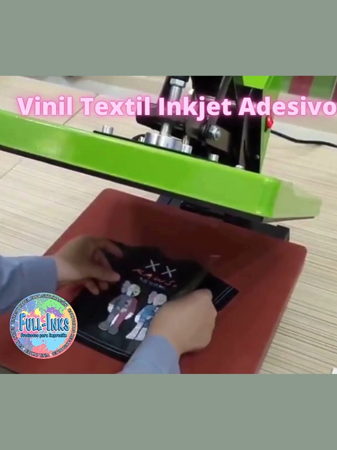 Vinil Textil Inkjet Fullinks – Tamaño A4 10 Hojas contra agua