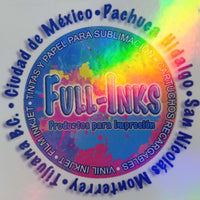 Hojas de Laminado en Frío Autoadhesivo Holográfico 3D – Transparente 50 Hojas A4