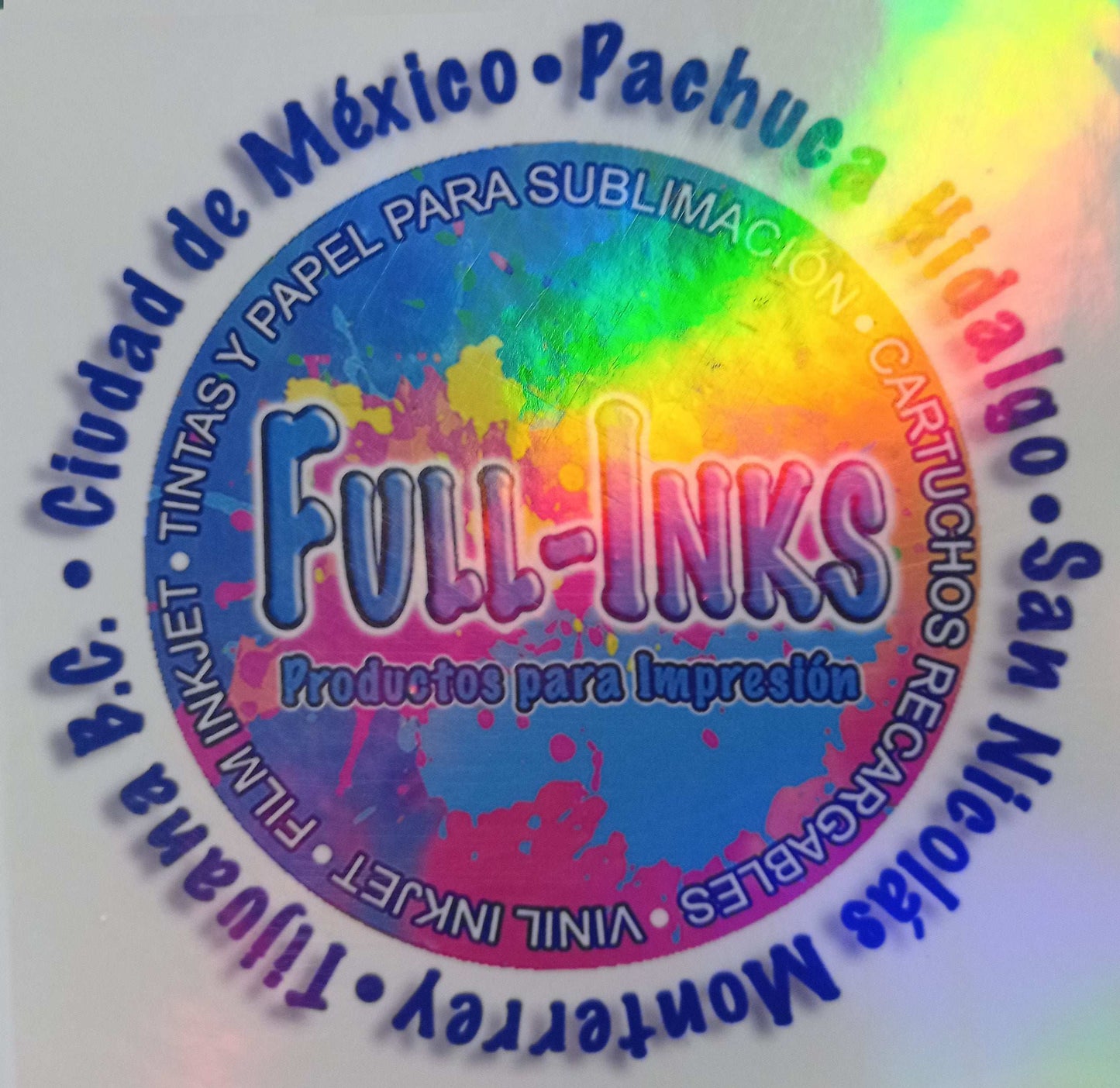 Hojas de Laminado en Frío Autoadhesivo Holográfico 3D – Transparente 50 Hojas A4