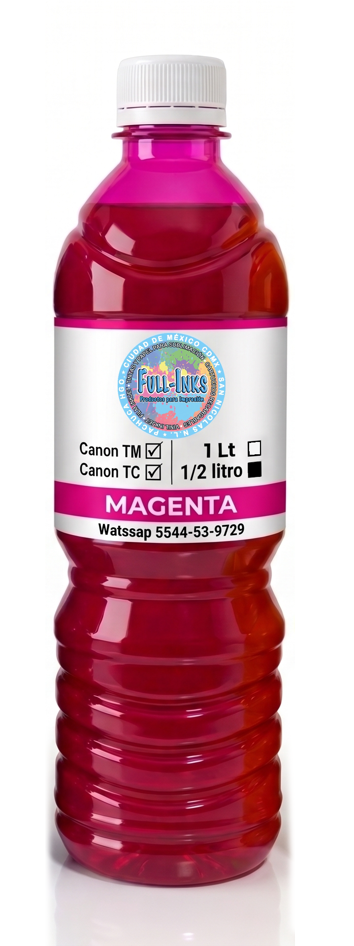 Tinta para Canon Modelos TA, TM y TC  Medio litro