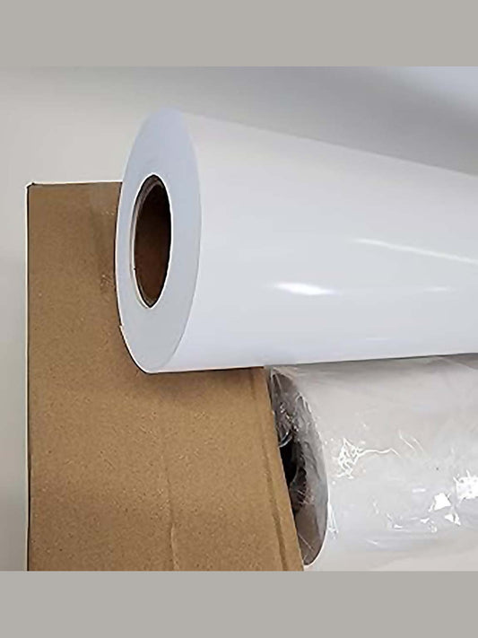 Papel fotográfico adhesivo blanco brillante 24 pulgadas x 30mt