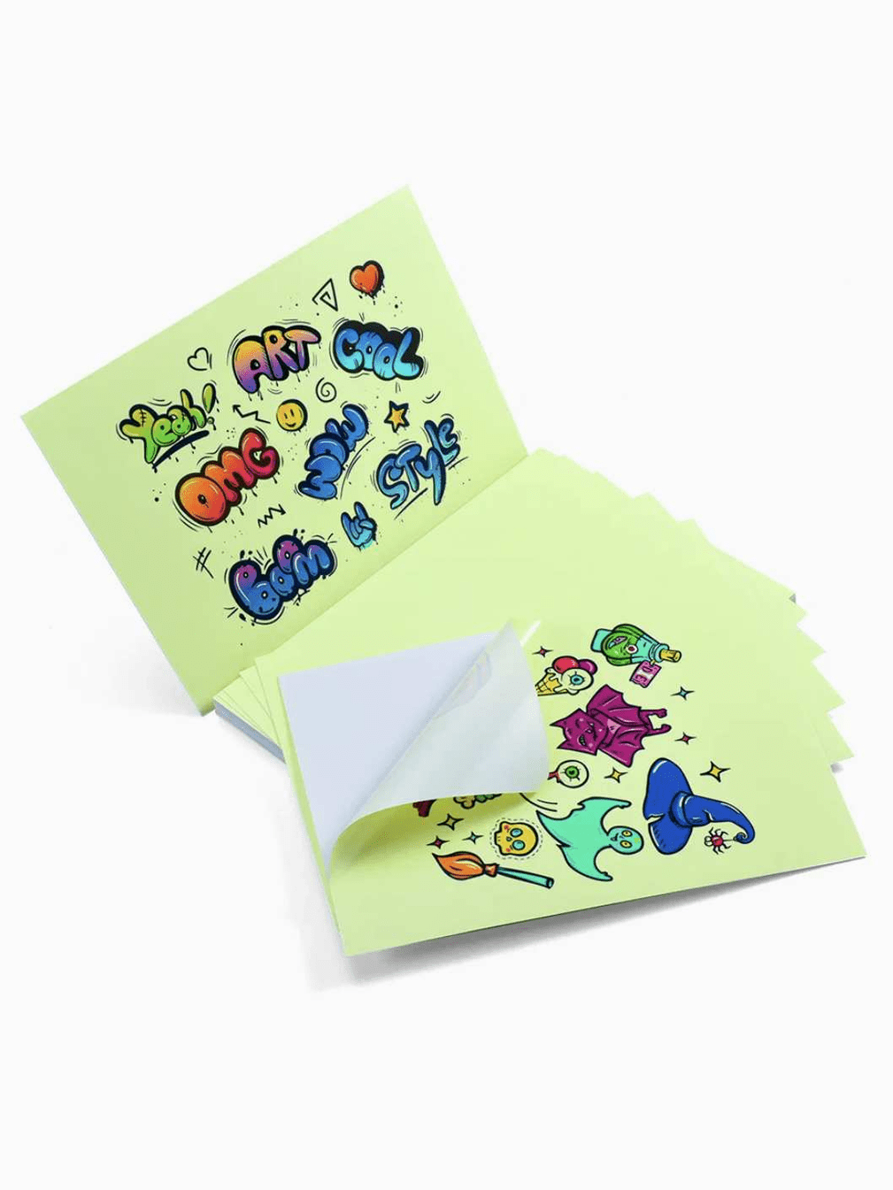 Vinil Inkjet Imprimible 50 hojas A4 Glow the dark Fotoluminisente