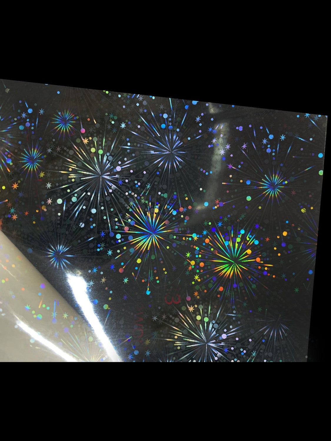 Hojas de Laminado en Frío Autoadhesivo Holográfico 3D – Transparente 15 Hojas A4