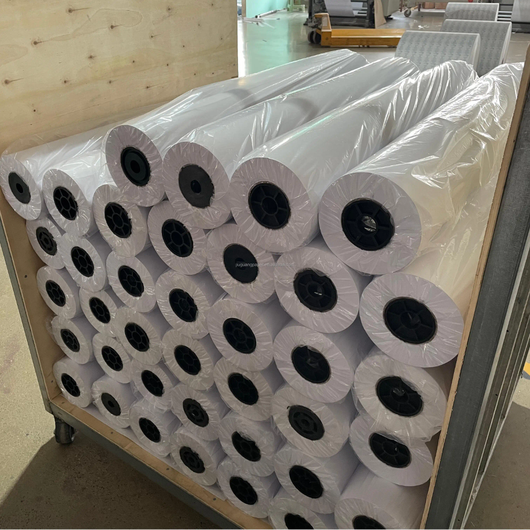 Papel fotográfico blanco glossy 24 pulgadas x 30mt 135gr